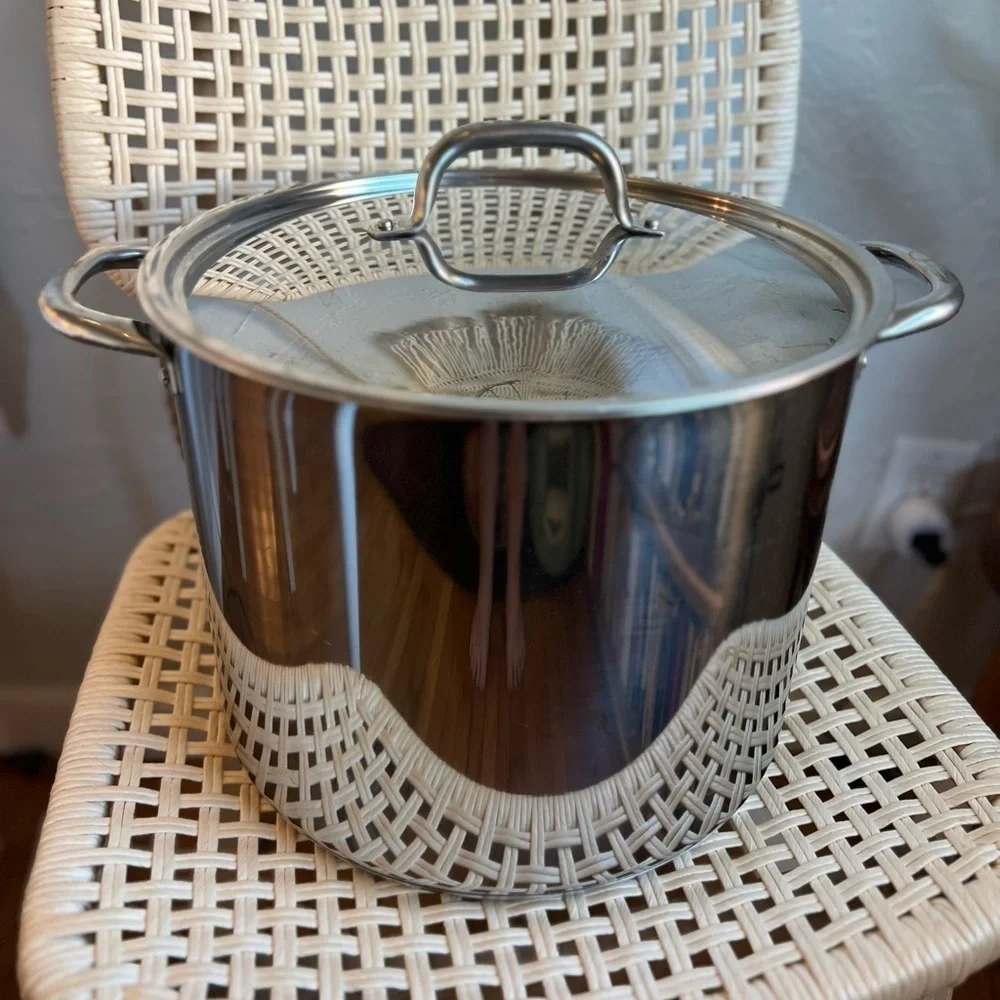 IKEA 365+ Stainless Steel Stock Pot 16 Qt Large Soup, Pasta, Seafood Boil Pot